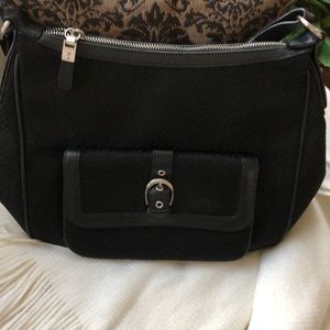 talbots hand elegant black purse